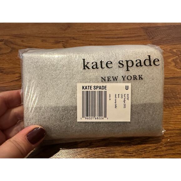 Kate Spade New York Leather Wallet Brown 4x6 NWT Designer Lux Accessories $199 - Picture 6 of 6